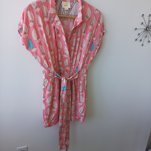 Maeve Anthropologie Women's Tourista Sailboat Romper Size 6 US - Picture 3 of 17